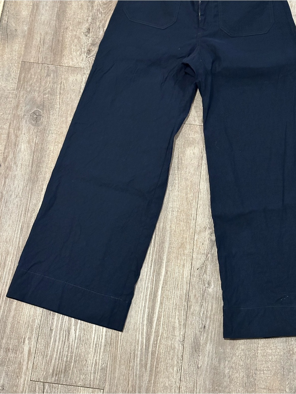 Maeve Anthropologie The Colette Wide Leg Navy Pants 26 - Picture 2 of 9
